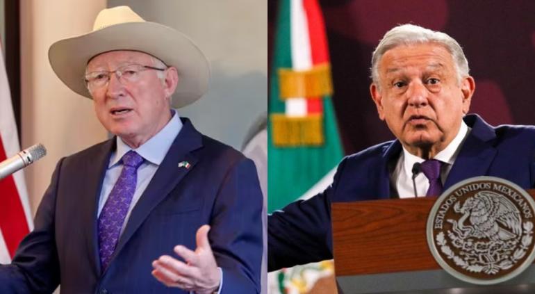 Responde Ken Salazar a AMLO tras pausar relaciones con EEUU