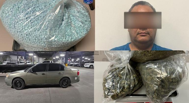 Transportaba $4.6 ¡millones! en fentanilo; lo arrestan en Juárez