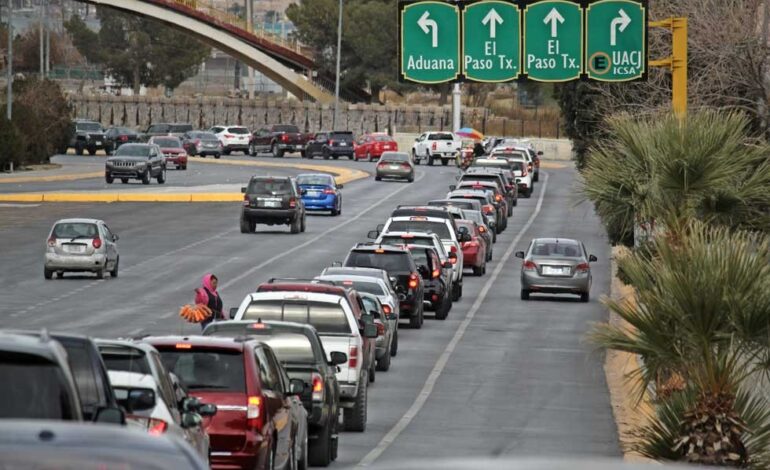 Advierte Anierm posible alerta naranja en cruces fronterizos por conflicto bélico entre EU. e Irán
