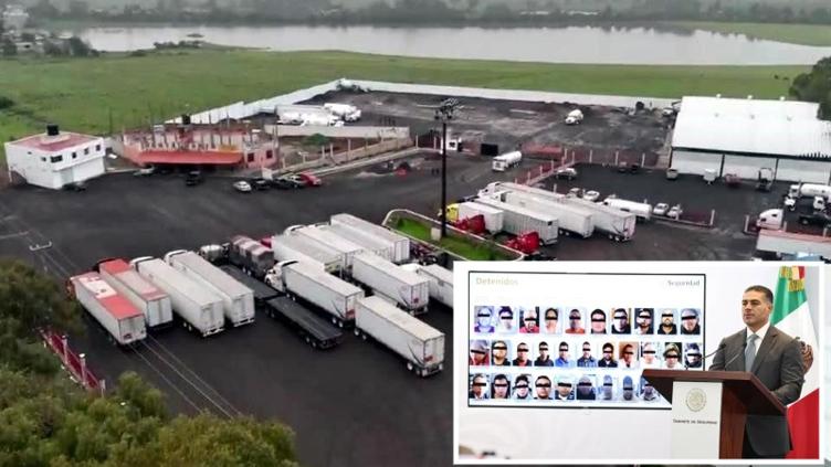 Golpe histórico al huachicol de 2 millones de litros; detuvieron a 43