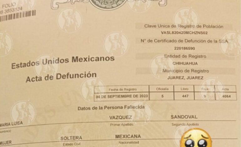 ‘Resucita’ mujer tras años legalmente muerta