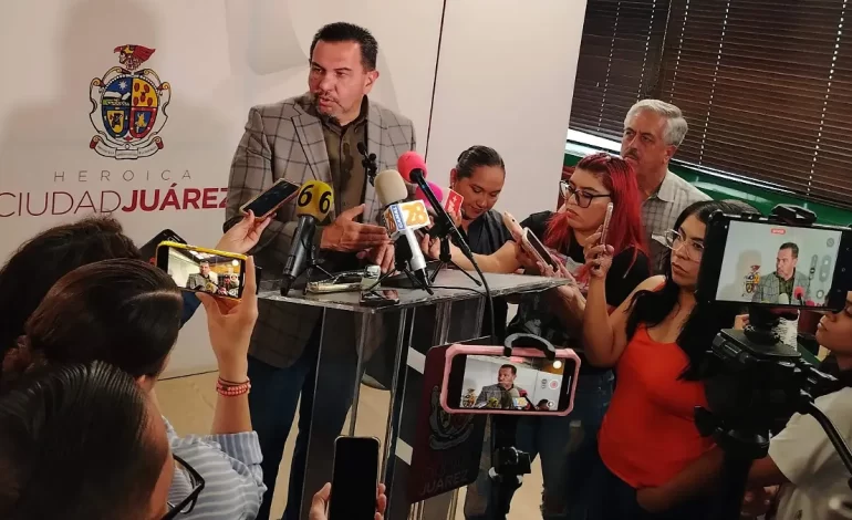 Informa alcalde de Juárez Cruz Pérez Cuéllar que se reforzará vigilancia en agentes con actividades extra laborales