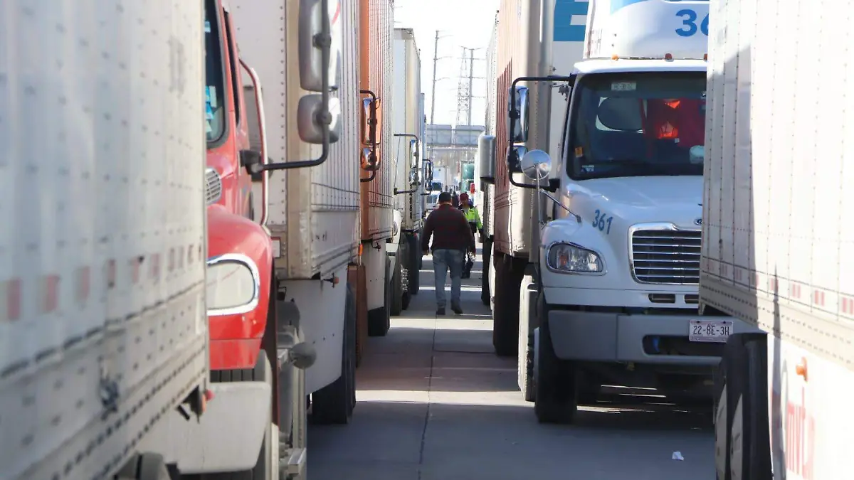 Confirma récord de 4 mil 500 cruces de carga en un día tras rezago por bloqueos en Cd Juárez