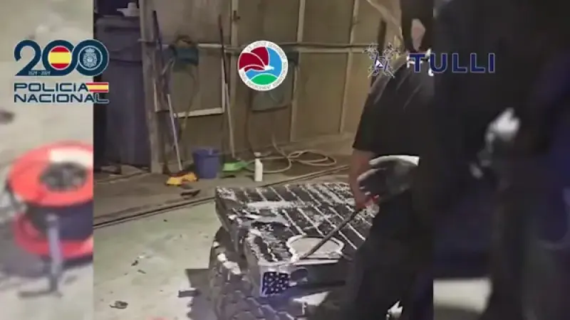 Golpe al Cártel de Sinaloa en España; 3 millones de euros ocultos en un búnker