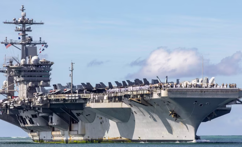 Arriban portaaviones nucleares estadounidenses a Medio Oriente en medio de tensión con Irán