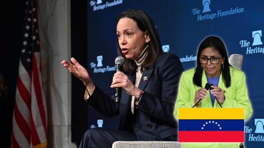 María Corina Machado afirma que Delcy Rodríguez “recibe órdenes” de Estados Unidos y no tiene control sobre Venezuela