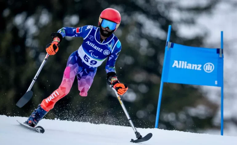 Banquero que perdió una pierna en sismo de 2010 es el 1er paralímpico invernal de Haití