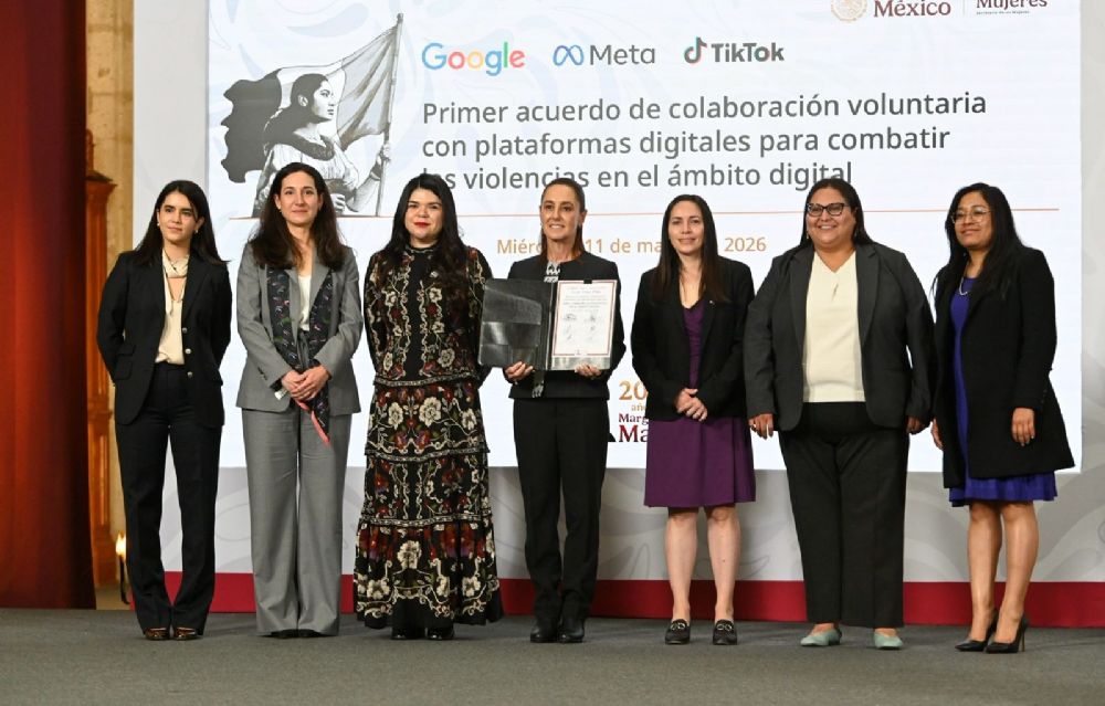 ¿En qué consiste el acuerdo que firmó México con Tik Tok, Google y Meta sobre la violencia digital contra las mujeres?