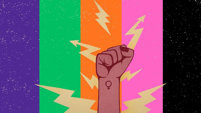 Este es el significado de cada uno de los colores que se usan en la marcha del 8 de marzo