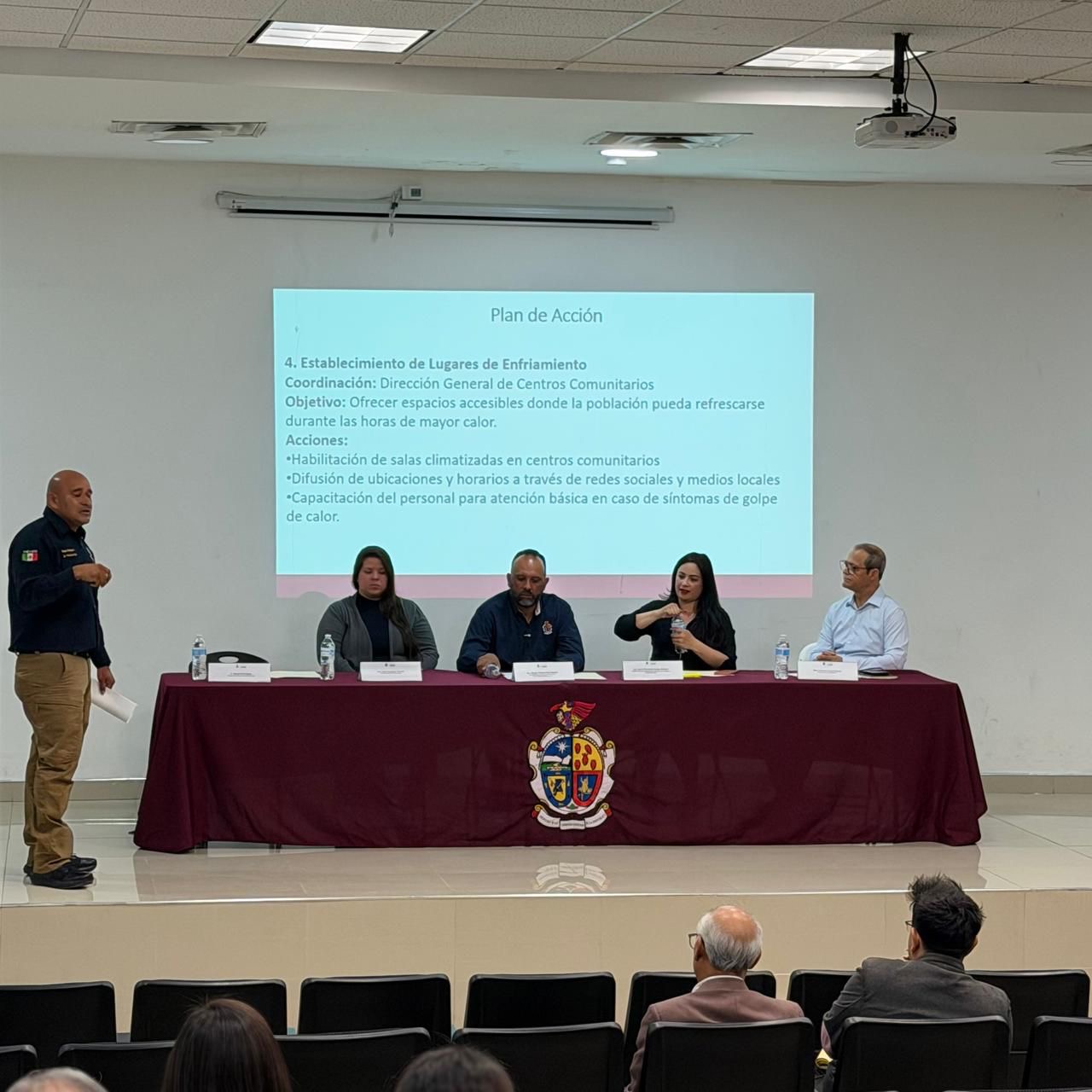 Refuerzan estrategias ante temporada de calor en sesión del Consejo Municipal de Protección Civil