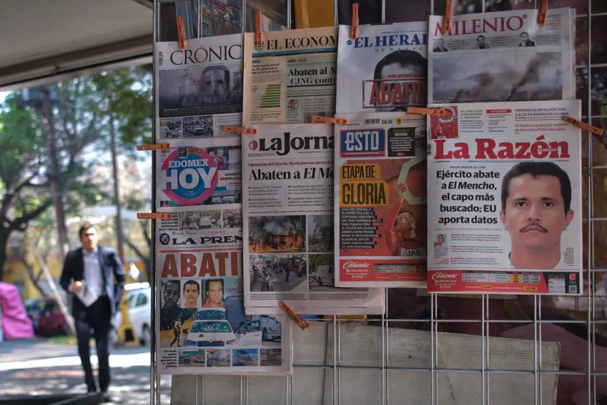 México asesta golpe al Cartel Jalisco tras detener a uno de sus capos y al operador financiero