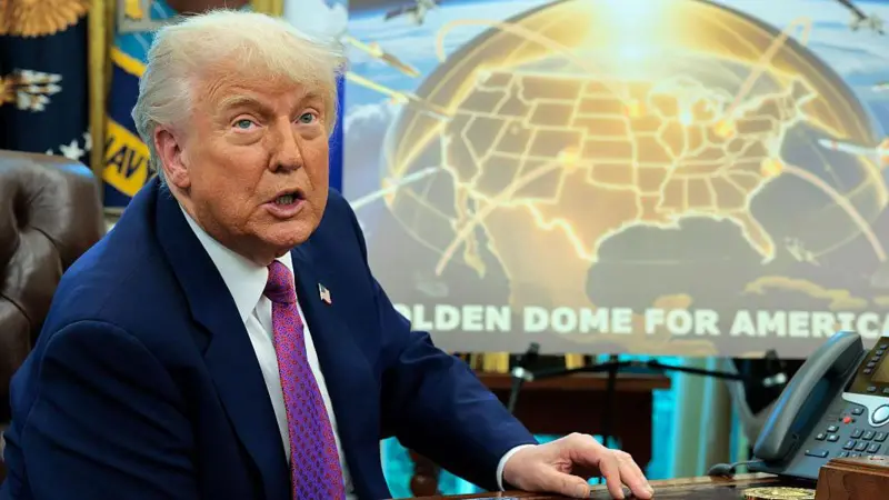 El “Domo Dorado” de más US$1 billón que Trump quiere construir no protegería a EE.UU. de un ataque masivo de Rusia o China