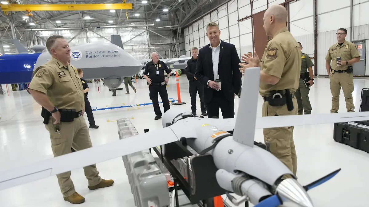 Aumenta EU 20 veces su flota de drones en frontera con México