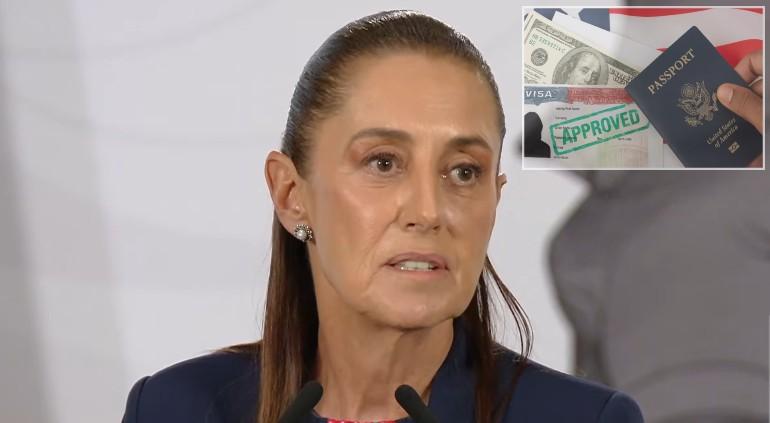 Que ironias…Pide Sheinbaum a legisladores ser valientes pese a que quiten visas