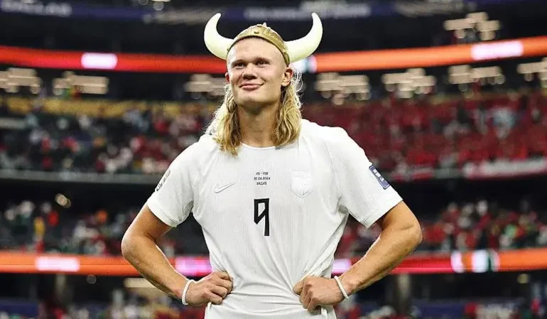 5 cosas que quizás no sabías de Erling Haaland, el líder del remo vikingo que llevó a Noruega a hacer historia en el Mundial