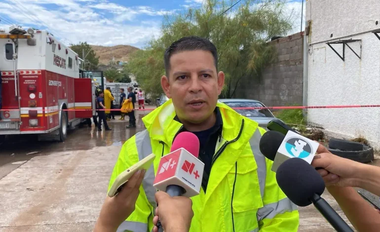 Lluvias dejan una persona fallecida, derrumbes y 67 llamadas de emergencia en la ciudad de Chihuahua