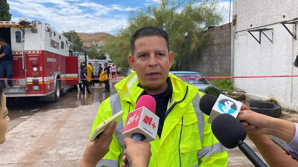 Lluvias dejan una persona fallecida, derrumbes y 67 llamadas de emergencia en la ciudad de Chihuahua